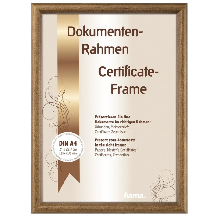 Hama Cornice in legno Phoenix 21x30 cm rovere scuro