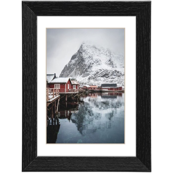 Cornice in legno Oslo 20x30 cm nero