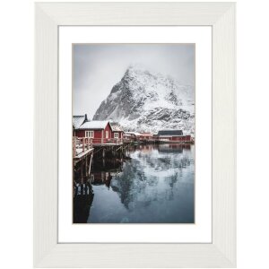 Cornice in legno Oslo 40x50 cm bianco
