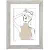Cornice in legno Copenhagen 20x30 cm taupe