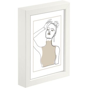 Cornice in legno Copenhagen 30x40 cm bianco