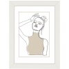 Cornice in legno Copenhagen 30x40 cm bianco