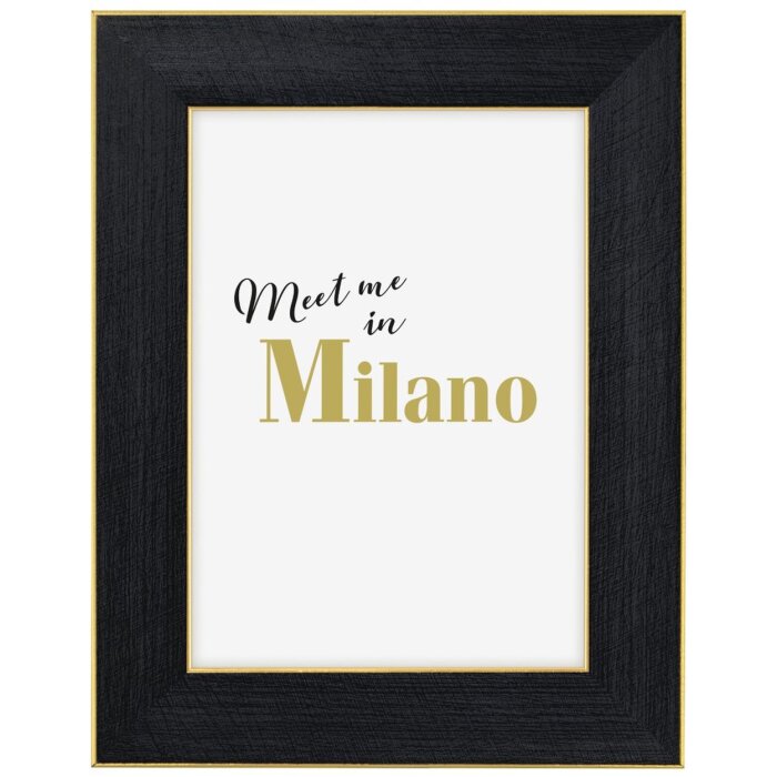 Portafoto Milano 10x15 cm e 13x18 cm nero