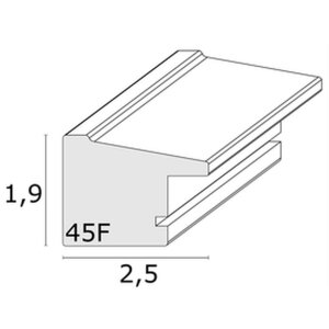 Cornice per foto S45FE2AR Deknudt nero
