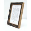 Telaio in legno S46TG aspetto legno grezzo