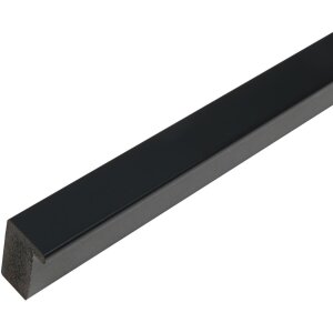 Cornice su tela S46V argento e nero