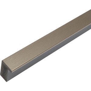 Cornice su tela S46V argento e nero