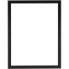 Cornice su tela S46V argento e nero