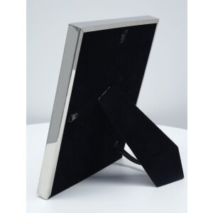 Cornice per foto S57MP1 argento lucido con passe-partout