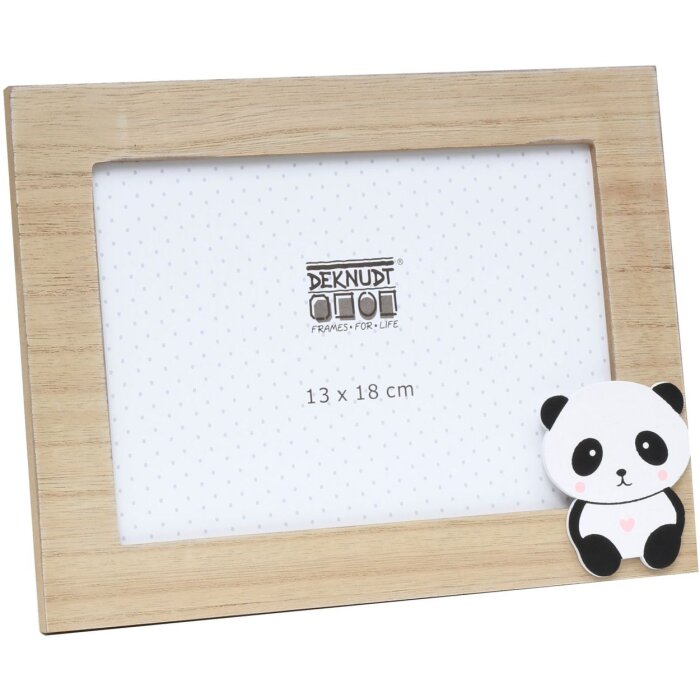 Cornice per foto S67UC3 Panda nature da 10x15 cm a 15x20 cm