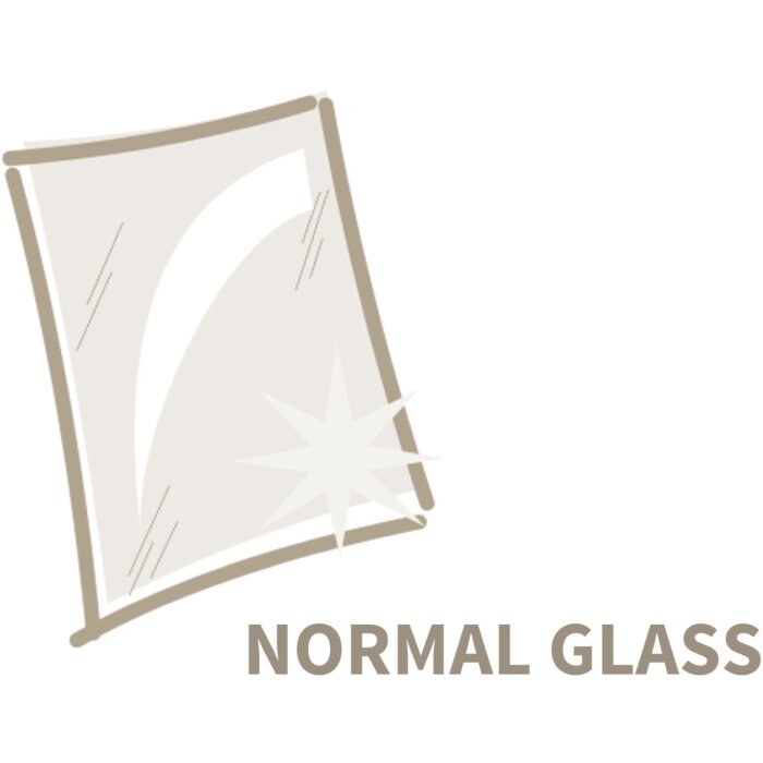 Vetro per cornice 18x24 cm normale