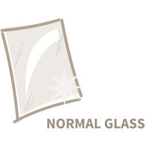 Vetro per cornice 18x24 cm normale