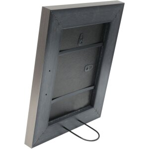Cornice in plastica S41N argento 30x40 cm Vetro Premium