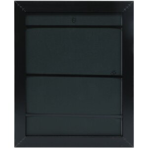Cornice in plastica S41N nero 15x15 cm vetro premium