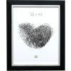 Cornice in plastica S41N nero 15x15 cm vetro premium