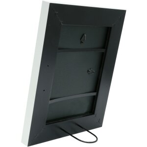 Cornice in plastica S41N bianca 13x18 cm vetro premium