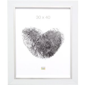 Cornice in plastica S41N bianca 13x18 cm vetro premium