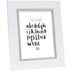 Cornice in plastica S41N bianca 13x18 cm vetro premium
