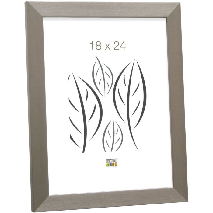 Cornice in plastica S41VD1 argento 15x15 cm vetro antiriflesso
