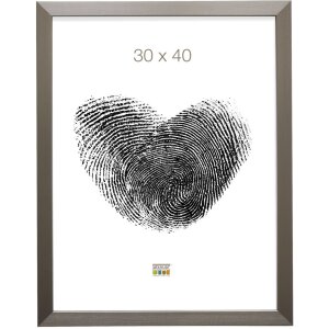 Cornice in plastica S41VD1 argento 18x24 cm vetro antiriflesso