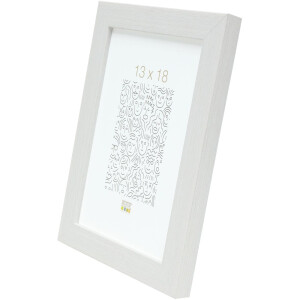 Cornice in plastica S41VF1 bianco 20x20 cm vetro antiriflesso