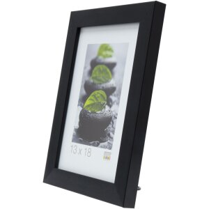 Cornice in plastica S41VH2 nero 13x18 cm vetro antiriflesso