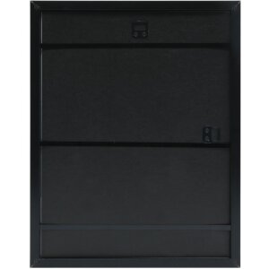 Cornice in plastica S41VH2 nero 30x30 cm vetro antiriflesso