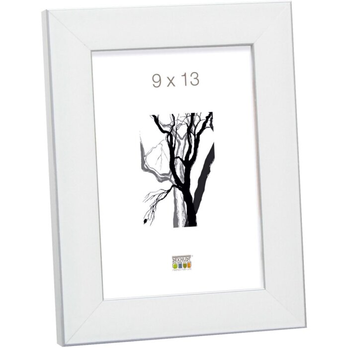Cornice in plastica S41VK bianco 15x15 cm vetro premium