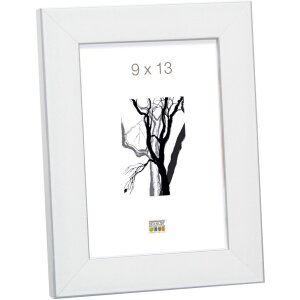 Cornice in plastica Deknudt S41VK bianco 40x50 cm vetro...