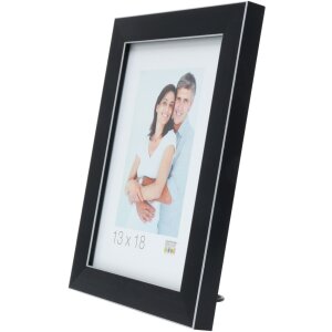 Cornice in plastica S41VK nero 18x24 cm vetro premium