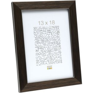Cornice in plastica S41VK marrone 40x50 cm Vetro Premium