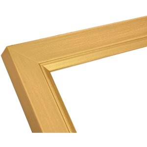 Cornice di legno S42L oro 15x20 cm vetro premium