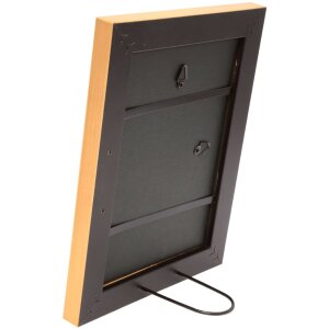 Cornice di legno S42L oro 15x20 cm vetro premium