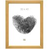 Cornice di legno S42L oro 15x20 cm vetro premium