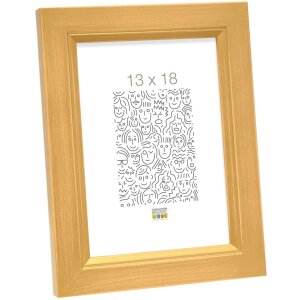 Cornice in legno S42L oro 20x30 cm Vetro Premium