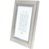 Cornice di legno S42L argento 20x30 cm Vetro Premium