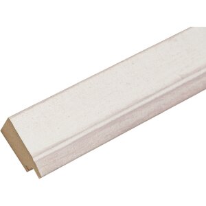 Cornice in legno S42L bianco 30x40 cm vetro premium