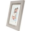 Cornice di legno S42L beige 18x24 cm Vetro Premium