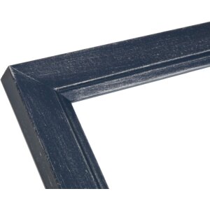 Cornice di legno S42L blu 40x50 cm Vetro Premium
