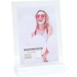 Portafoto in legno S58RV bianco 15x20 cm