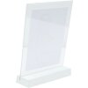Portafoto in legno S58RV bianco 15x20 cm