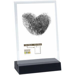 Portafoto in legno S58RV nero 13x18 cm