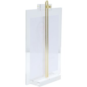 Cornice trasparente 13x18 cm con espositore in plastica