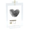 Cornice trasparente 13x18 cm con espositore in plastica