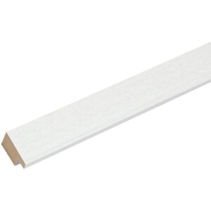 Cornice in legno Deknudt S66KF1 bianco 20x20 cm con Passepartout 13x13 cm