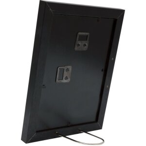 Cornice in legno S66KF2 nero 20x20 cm con passe-partout