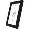 Cornice in legno S66KF2 nero 20x20 cm con passe-partout
