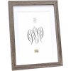 Cornice di legno S66KH3 marrone-grigio 20x20 cm con passe-partout