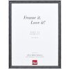 Telaio effetto legno profilo 38 grigio 10x10 cm vetro antiriflesso