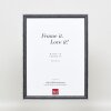 Telaio effetto legno profilo 38 grigio 10x10 cm vetro antiriflesso
